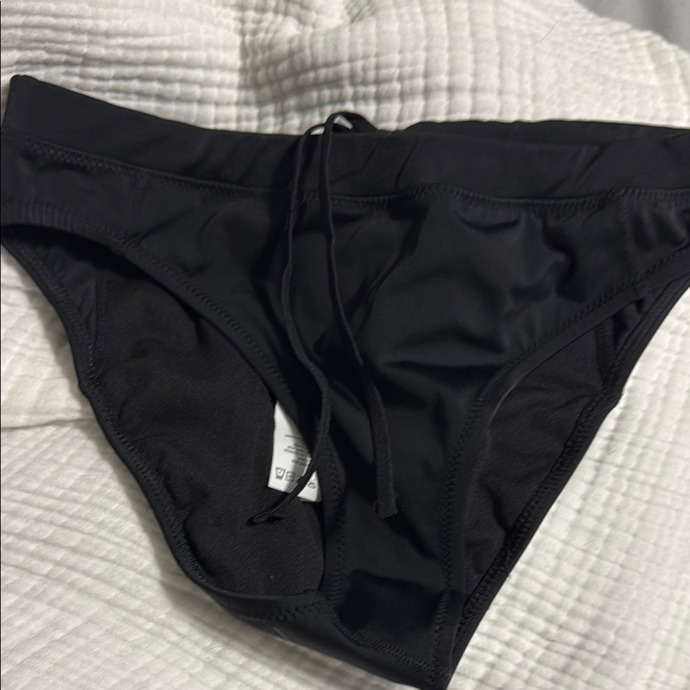 Zoot sport Black Bikini Bottoms with draw string